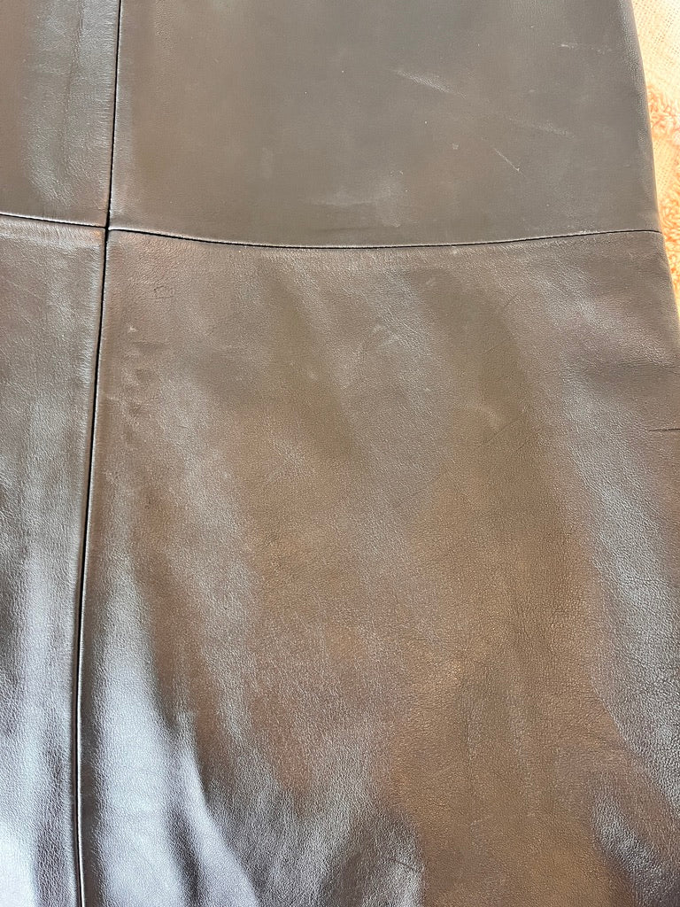 COUNTRY ROAD Genuine Leather Skirt