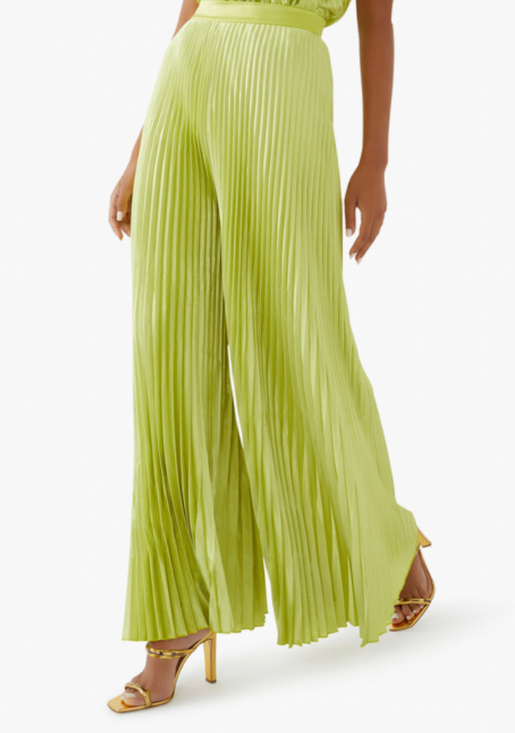 L&#39;idee BISOUS PLEATED PANT - MOJITO
